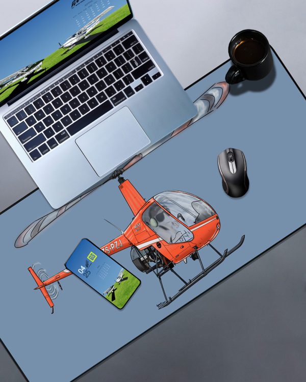Robinson R22 Beta II ZS-PZJ Desk Mat